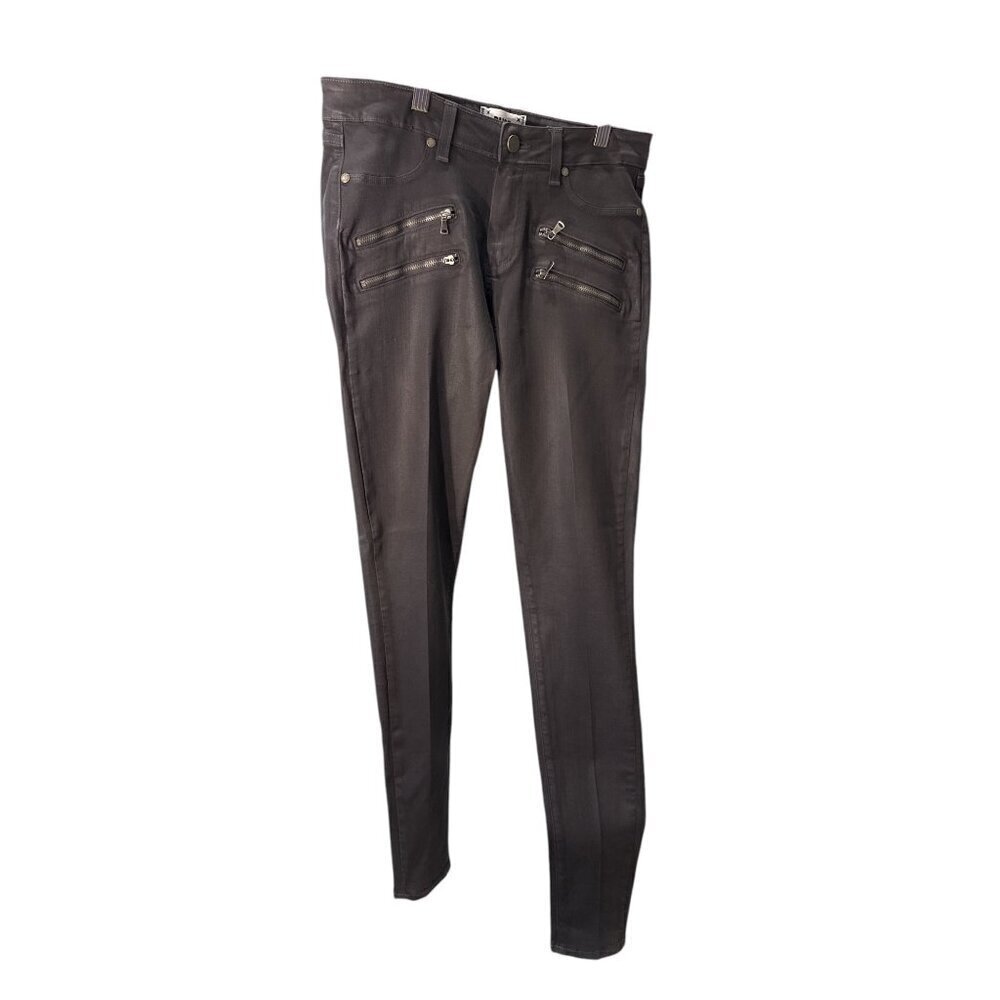 Paige Denim Jeans Womens Size 30 Jane Zip Skinny Evie Gray  Pre-Owned Good Con